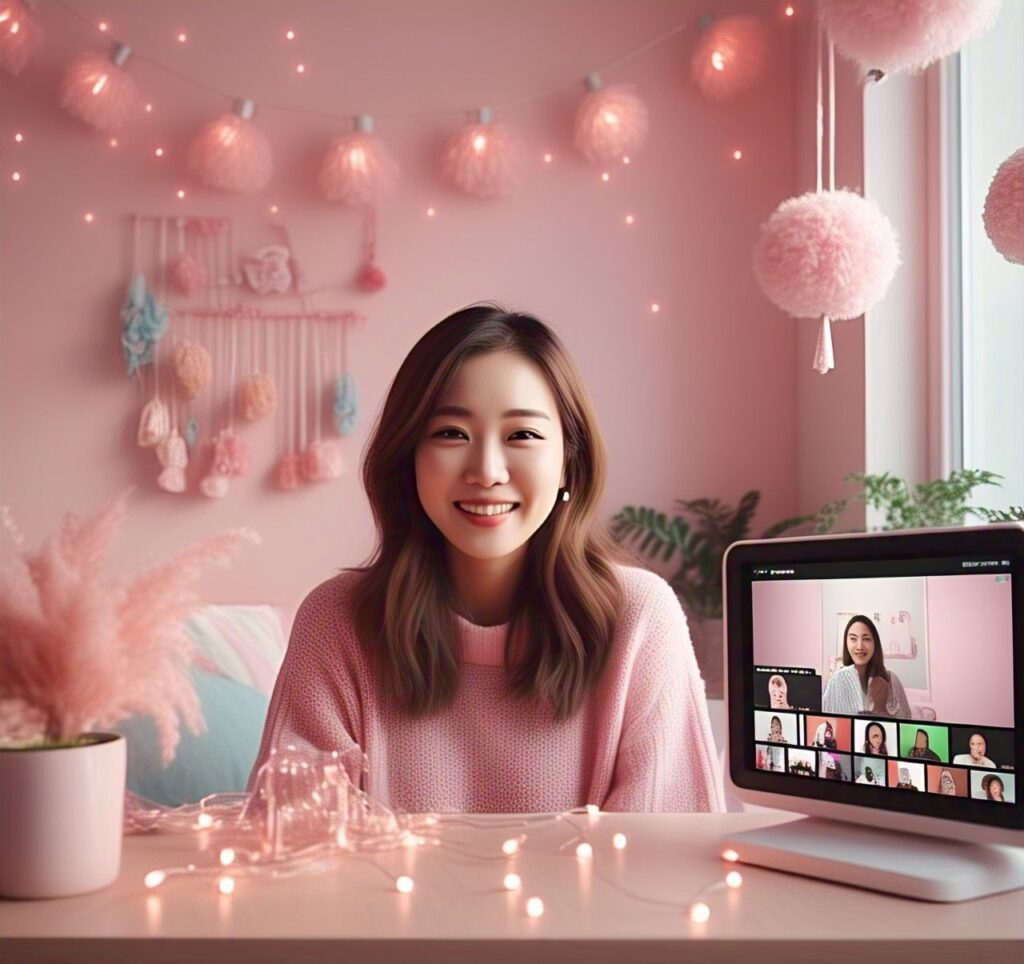 Pink Video Chat