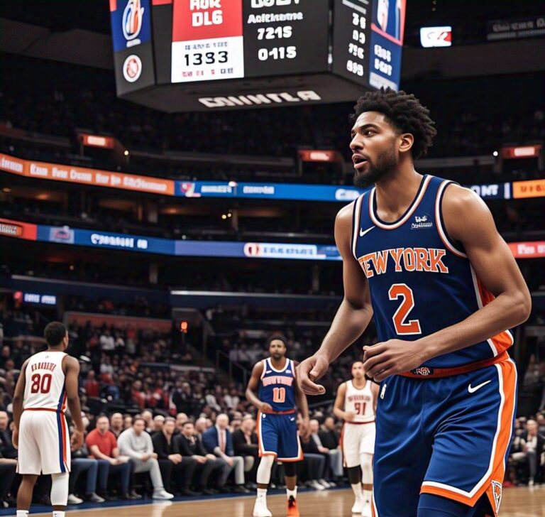 knicks vs washington wizards match player stats