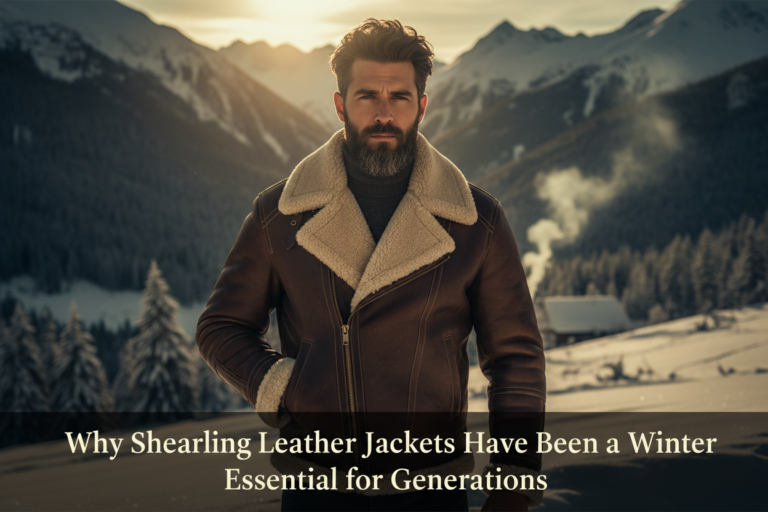 Why Shearling Leather Jackets Have Been a Winter Essential for Generations
